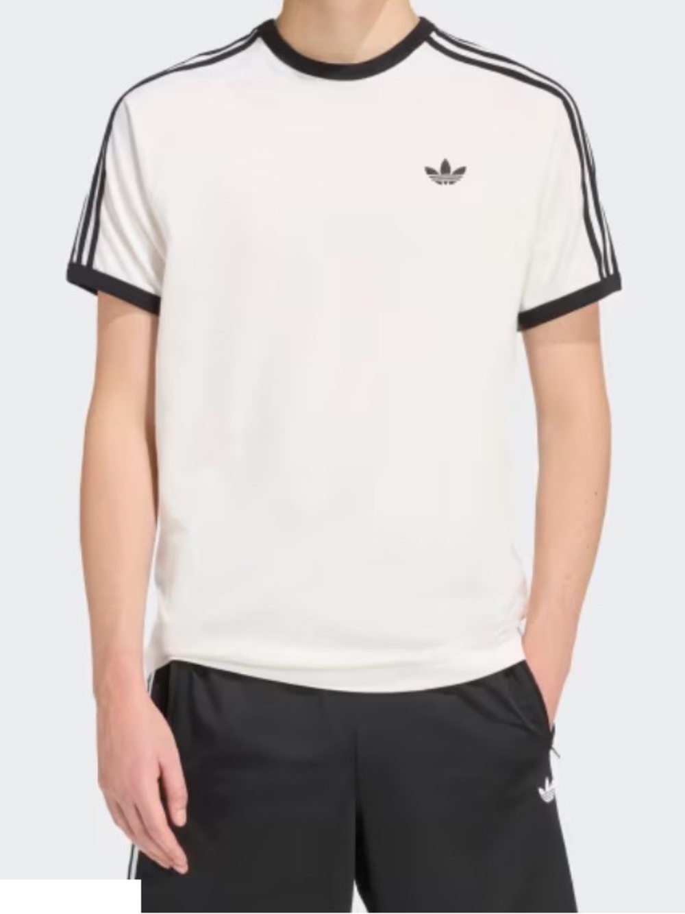 adidas Originals Adicolor Classics 3-Stripes Tee -White- Sz M. NWT